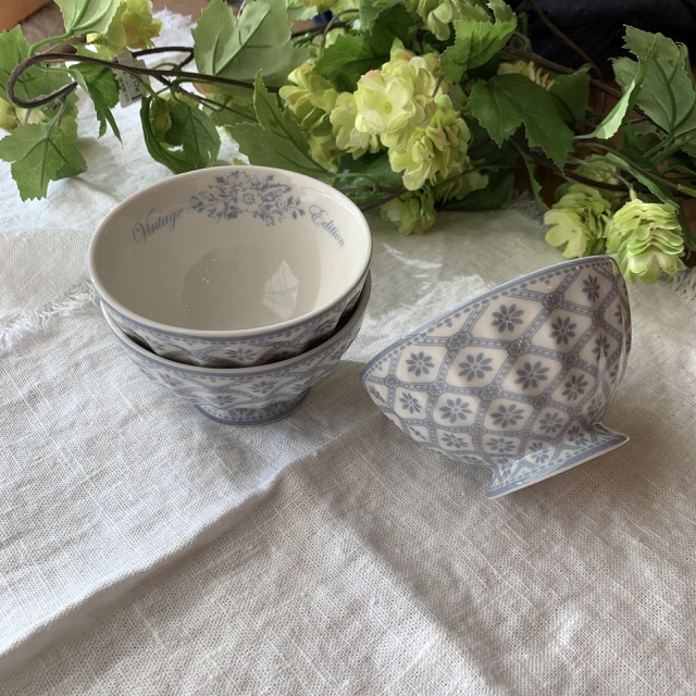 Skål liten Frech bowl Bianca/Stephanie Dusty Blue - Bild 3