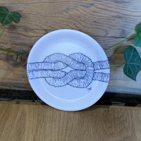 Glasunderlägg  Råbandsknop blå Sundboden Design