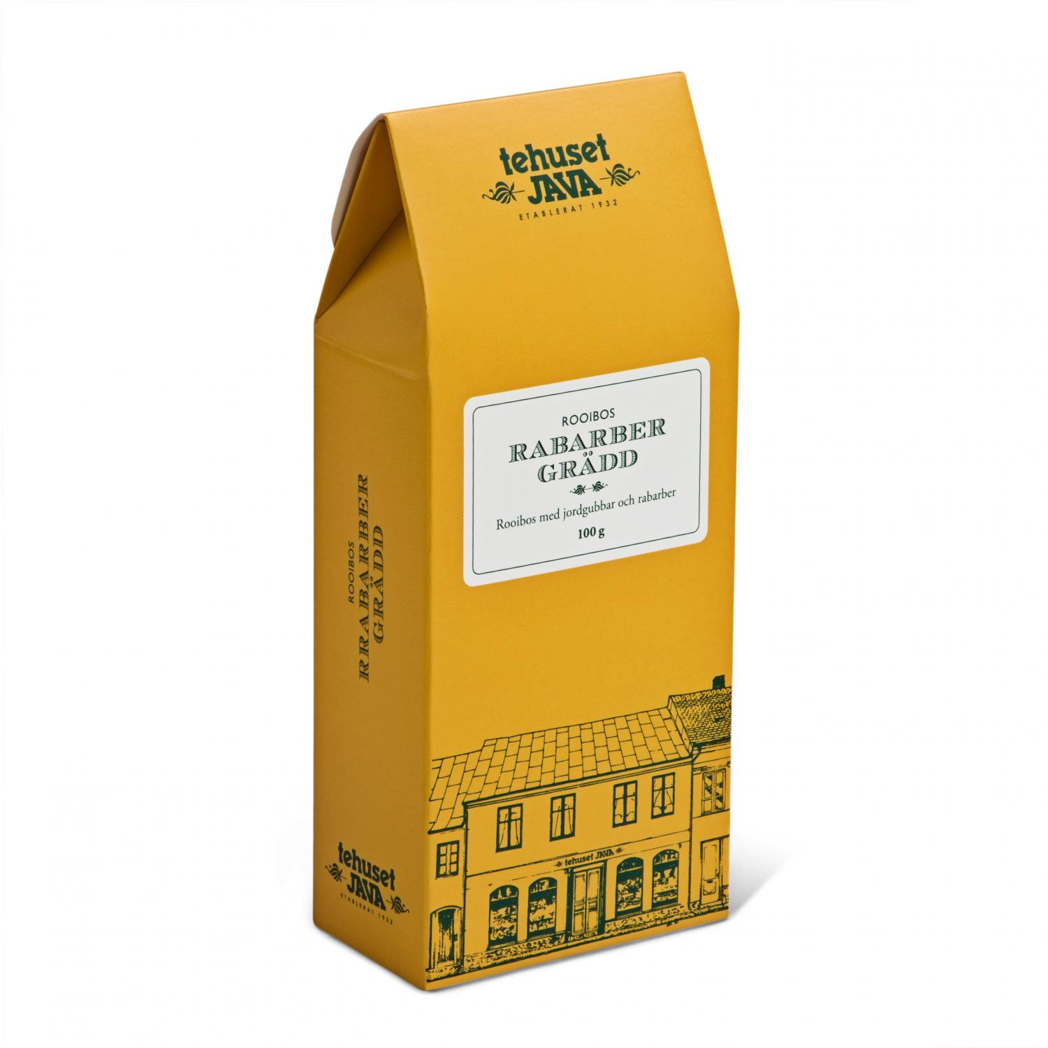 Rooibos te, Rabarber Grädd, Tehuset Java