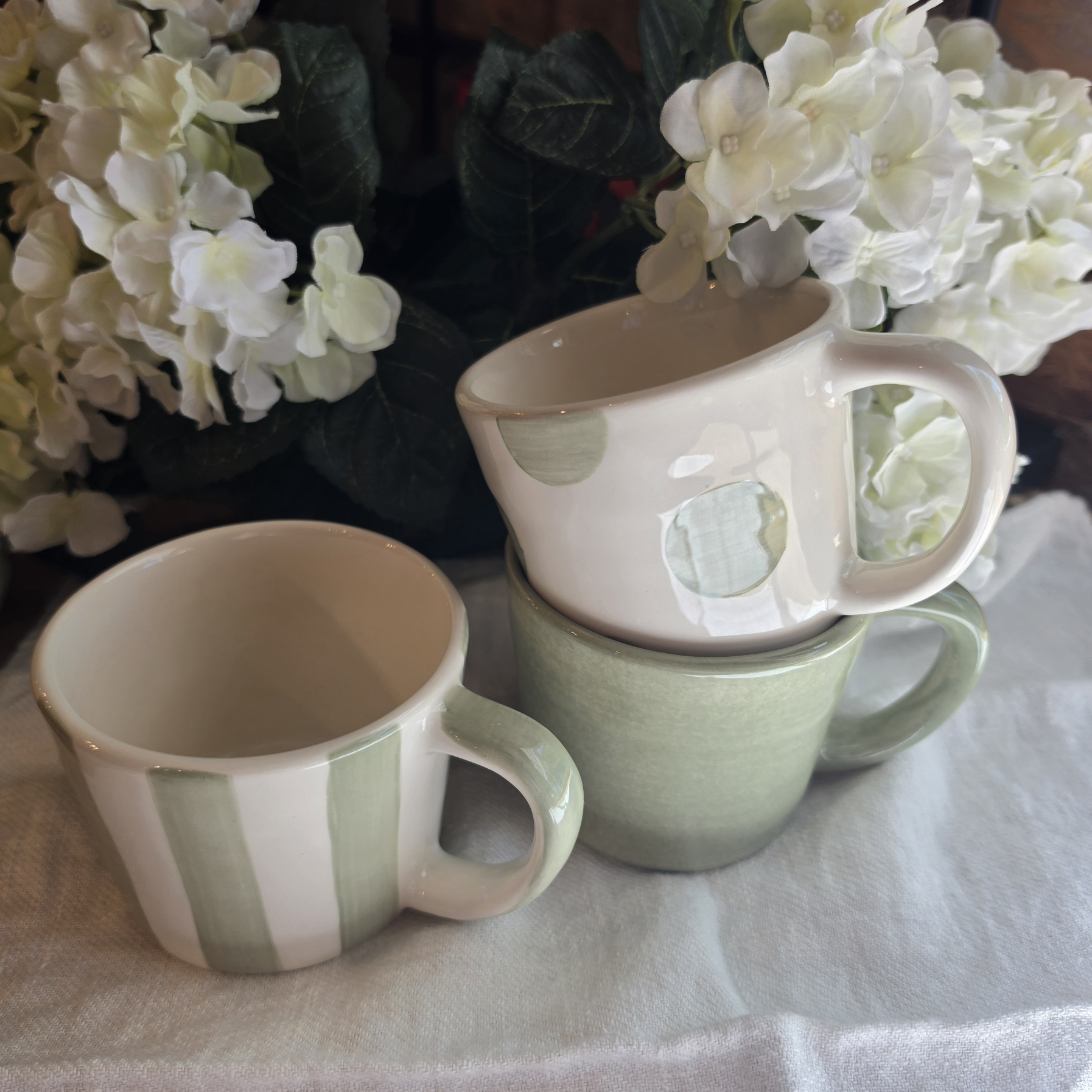 Mugg cappuccino Capri Sage Bruka Design - Bild 2
