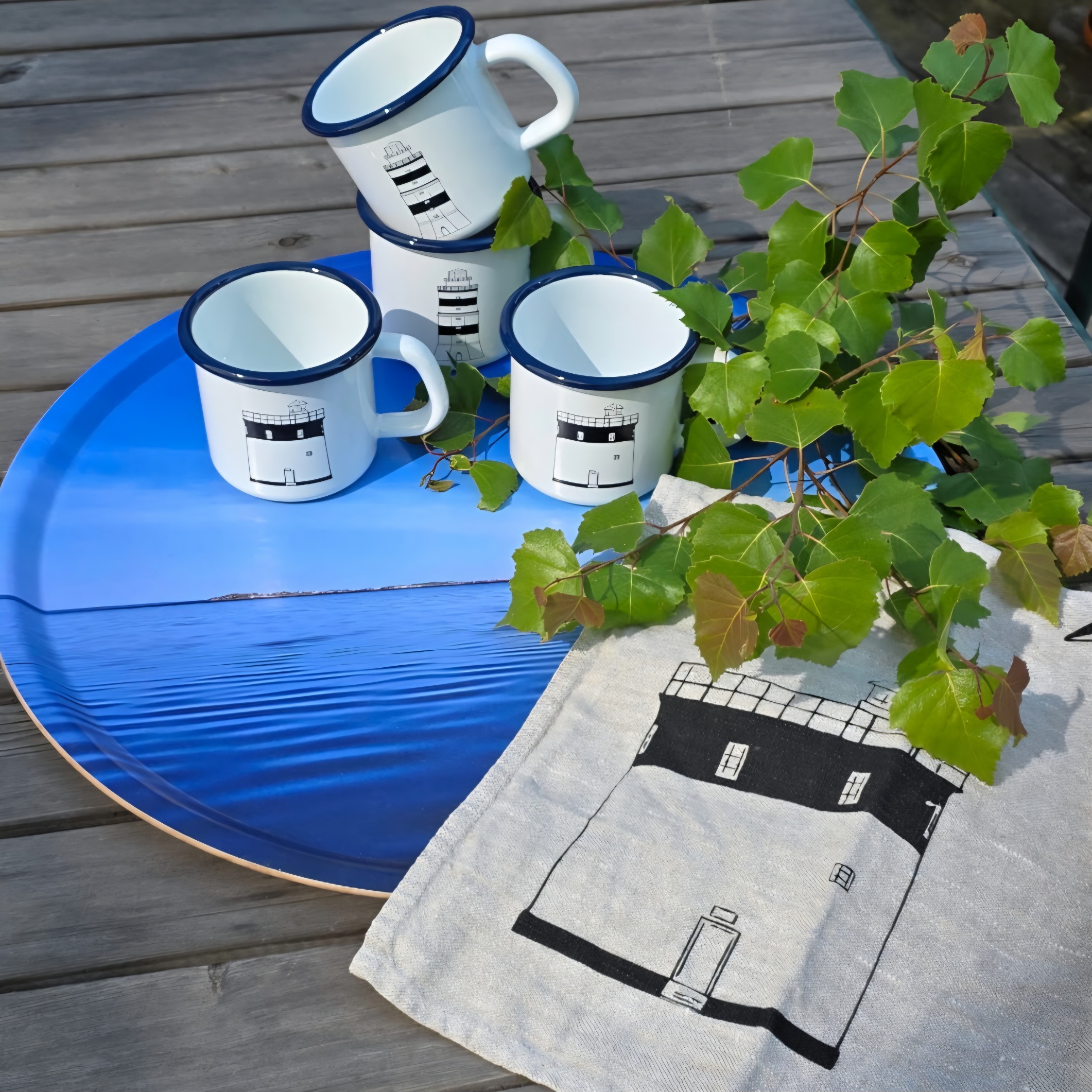 Bricka ''Roslagens skärgård'' 45cm Sundboden Design - Bild 3