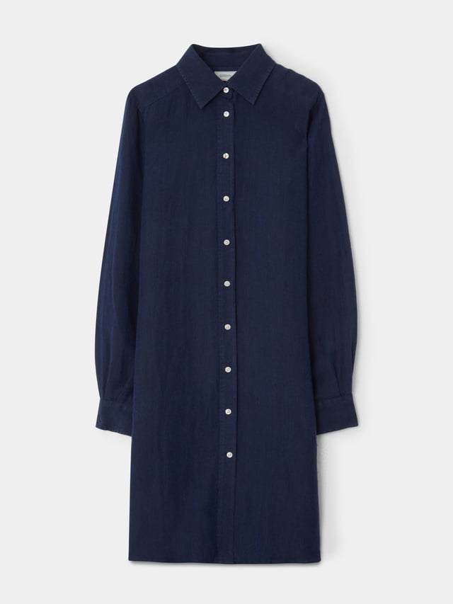 Bea Linen Klänning, Night Sky, Boomerang