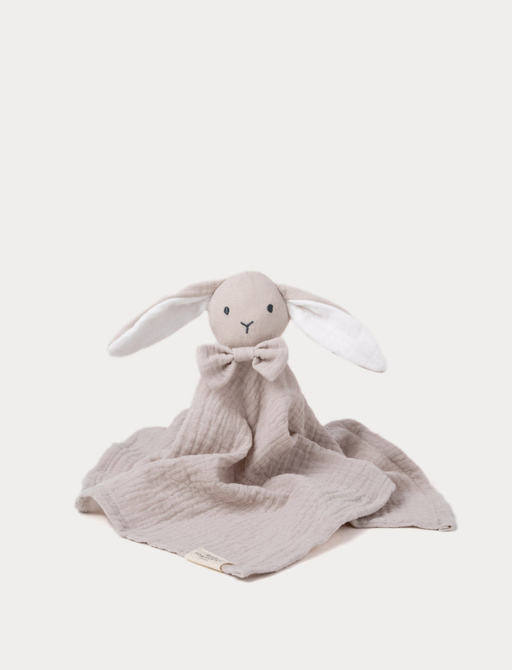 Diinglis, Snuttefilt kanin, Muslin tyg, Greige, Teddy Kompaniet - Bild 2